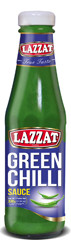 Lazzat Green Chilli Sauce 330G