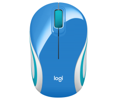 Logitech M187 Wireless Mini Mouse Blue