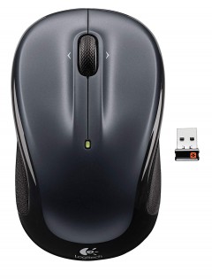 Logitech M325 Wireless Mouse  Dark Silver