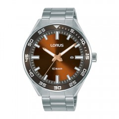 Lorus watch - GNT 3H SS BROWN-RH937NX9