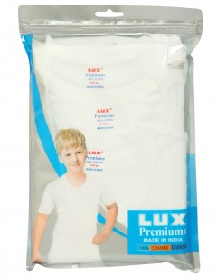 Lux Premium Boys T -Shirt Rib Pack Of 3 : 3-4Yrs