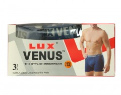 Lux Venus Boxer Pack Of 3 : Size Xxxl
