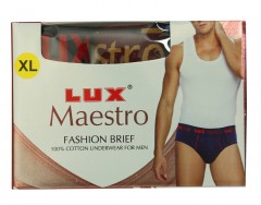 Maestro Mens Fashion Brief Pack Of 3 : Size M