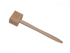 Meat beater with 36 wooden teeth 28 cm
