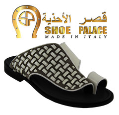 Men Slipper Shoe Palace Camoscio 14008 Village Bianco