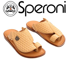 Men Slipper Speroni 1477 Champagne Padded Calf