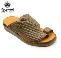 Men Slipper Speroni Olive Padded Calf