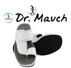 Mens Arabric Sandal Medical Bed 305 Deer Leather White