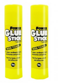 Mungyo 2Pcs 15Grm Power Glue Stick Pack Gs15Yb