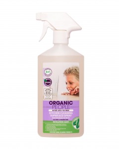 ORGANIC PEOPLE Kitchen Cleaning Eco Spray W/ Tea-Tree