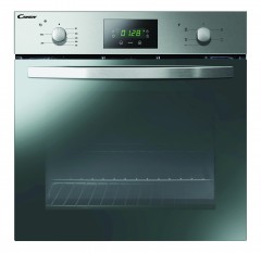Oven 60cm - 65L - 2 Knobs + Display - 5 Functions - Inox - Static - Mirror glass