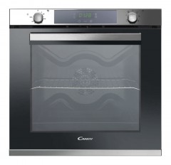 Oven 60cm - 78L - 2 Knobs + Display - 8 Functions - Inox - Fan