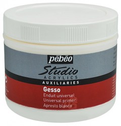 Pebeo 500ml Acrylic Studio Gesso White 524100-5241