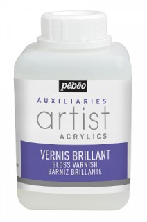 Pebeo 500ml Artist Acrylic Gloss Varnis 520250