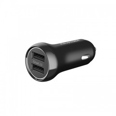 RAVPOWER 12W Total Output Car Charger Black  Rp-Pc085