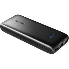 رلف بور شاحن متنقل 22000MAH باللون الاسود RP-PB052