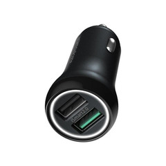 RAVPOWER 30W Dual Port Usb Black Car Charger Rp-Pc088