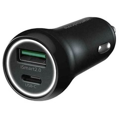 RAVPOWER 36W Total Output Car Charger Black Rp-Pc091