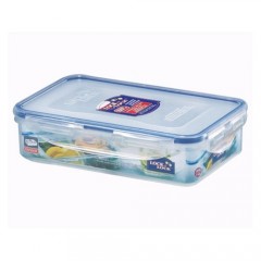 Rectangular Short Food Container 800Ml W/Divider