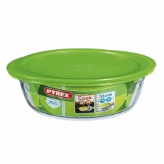 Round Dish With Plastic Lid 2.6L / 26cm