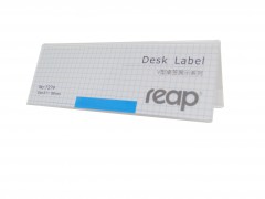 Rsc/Reap Acrylic Desk Lable 61X80mm 7274 D14-095
