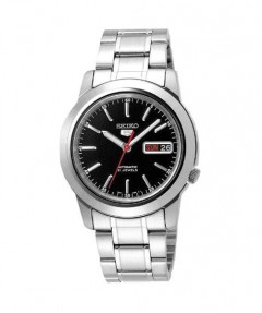 SEIKO 5 watch - GNT AUT SS BLK-SNKE53K1