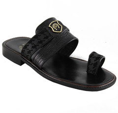 Shoe Palace Men Slippers V3326 Black