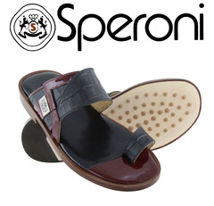 Speroni 3859 Black Kuso Calf Bordeaux Patent