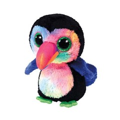 Ty Beanie Boos Bird Toucanbeaks Blk Med 9in