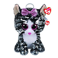 TY Fashion Sequin Cat Kiki Backpack