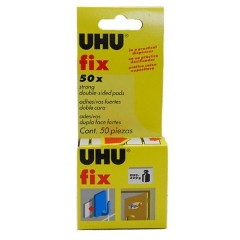 Uhu 50Pcs Double Sided Mounting Pads 44385