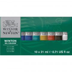 W&N 10X21ml Oil Colour Tube Set 1490618