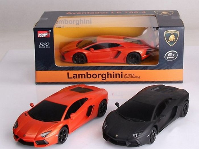 orange lamborghini remote control car
