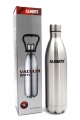 Flask s/s hot & cold vaccum bottle silver 1l