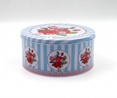 Round Tin Container 3Pc Set 20,17,13.5 cm-C