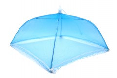 غطاء طعام بمظلة (أزرق)