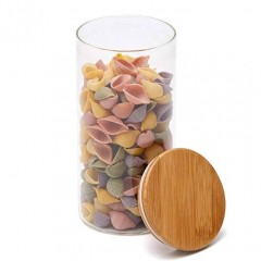 Cereal Jar Bamboo Lid 1200Ml