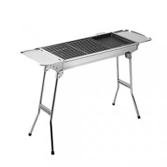 Bbq Grill Ss With Side Stand 63.2x18.7 cm