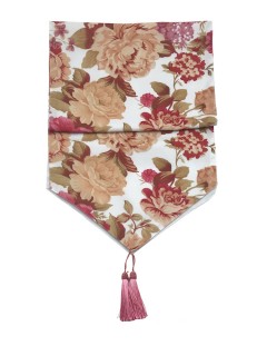 Table Runner Floral Print 35x183 cm