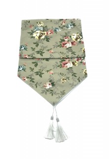 Table Runner Round Floral Print 35x183 cm