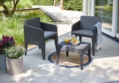 Columbia balcony set- Graphite