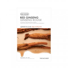 THE FACE SHOP - Real Nature Face Mask - Red Ginseng