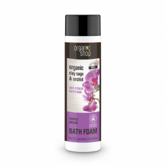Organic Shop Anti-Stress Bath Foam Purple Orchid, 500 Ml