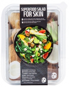 Superfood Salad Facial Sheet Mask Set Coconut