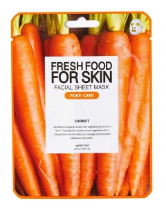 Fresh Food For Skin Facial Sheet Mask Carrot