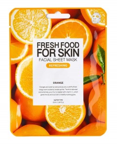 Fresh Food For Skin Facial Sheet Mask Orange