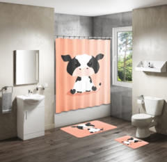 Shower Curtain&Bath Mat Sets-22