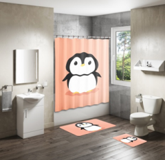 Shower Curtain&Bath Mat Sets-23