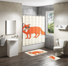 Shower Curtain&Bath Mat Sets-27