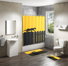 Shower Curtain&Bath Mat Sets-42